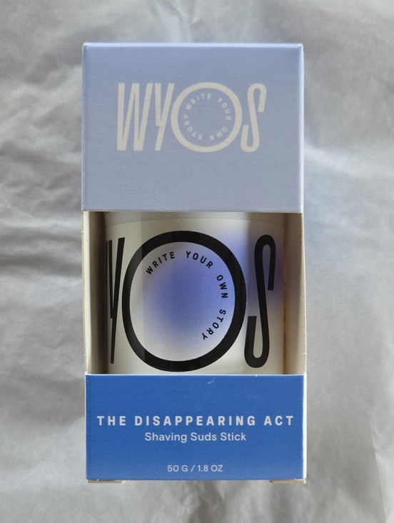 WYOS Other - WYOS 'The Disappearing Act' Shaving Suds Stick